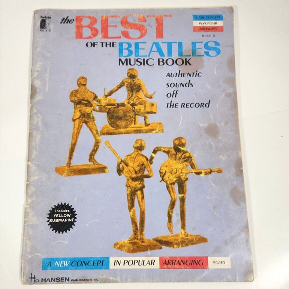Vintage Beatles Music Book Best Of #2 PB 48 Pages 27 Songs - Picture 1 of 9